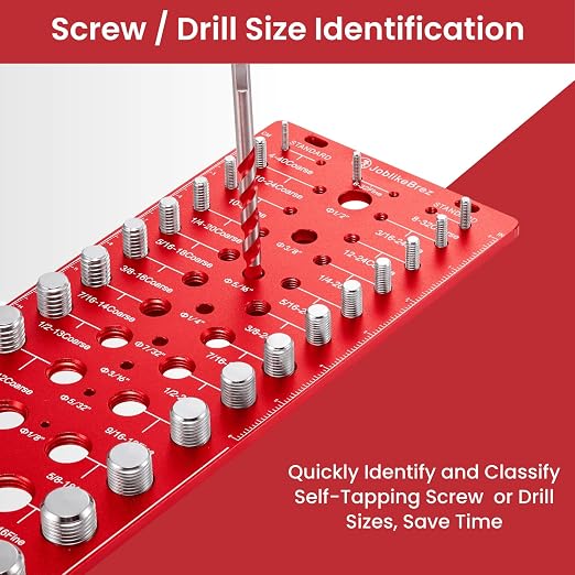 Thread Checker, 70 Nut and Bolt Thread Checker, 25 Standard & 25 Metric & 20 - Image 5