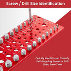 Thread Checker, 70 Nut and Bolt Thread Checker, 25 Standard & 25 Metric & 20 - Image 5