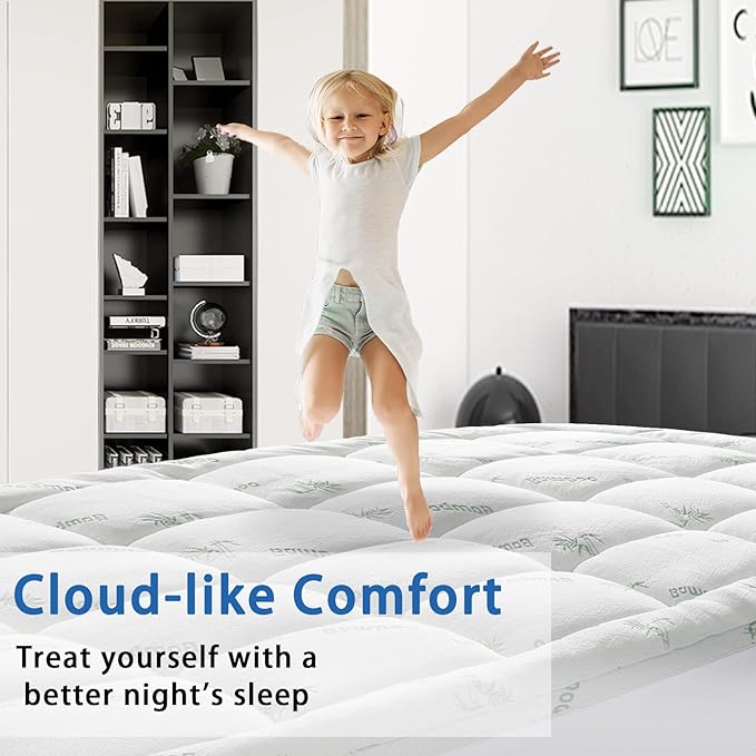 Mattress Topper RV King Size, Cooling Extra Thick Breathable Viscose Made from - Image 4
