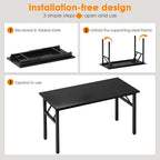 Need Computer Desk Office Desk 47 inches Folding Table - Image 4