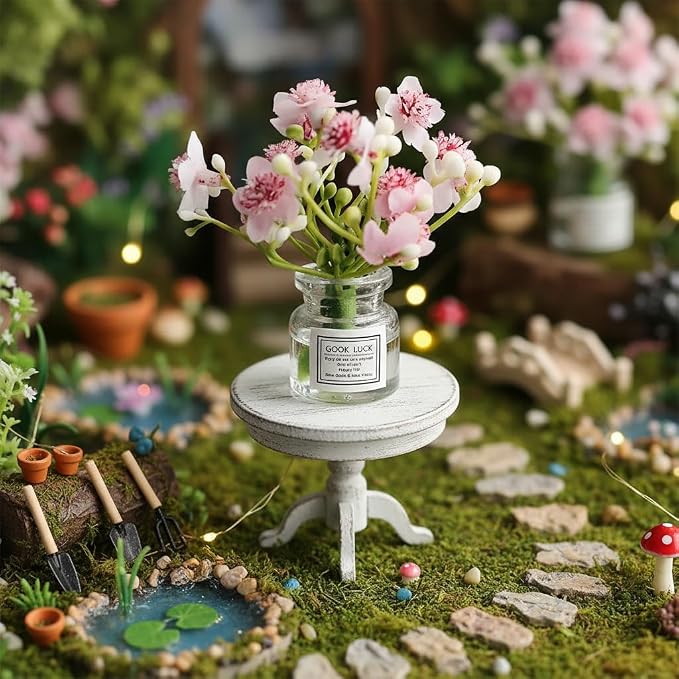 1Pc Miniature Flowers in Vase Set - Image 7