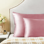 BEDELITE Satin Body Pillow Cover 2 Pack, Super Soft and Cooling Body Pillow - Image 6