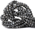 60PCS 6mm Natural Black Labradorite Gemstone Round Loose Beads Crystal Energy by CHEAVIAN