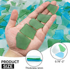 Keedolla 40oz Green Sea Glass Pieces - Image 4