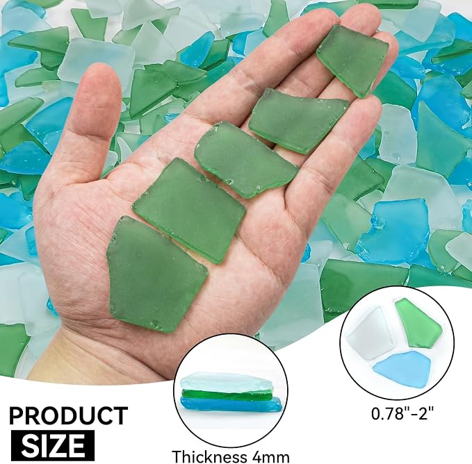 Keedolla 40oz Green Sea Glass Pieces - Image 4