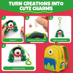 Air Dry Clay Kit for Kids, 12 Monsters Modeling Magic Clay Sculpting Set - Image 4