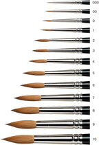 Winsor & Newton Series 7 Kolinsky Sable Brush, Round SH #4 - Image 4