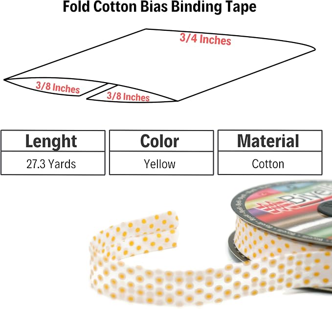 Cotton Fold Bias Binding Tape - Image 3