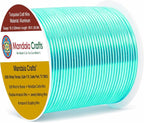 Mandala Crafts 18 Gauge Turquoise Anodized Aluminum Craft Wire, 100 FT | Colored by MandalaCrafts