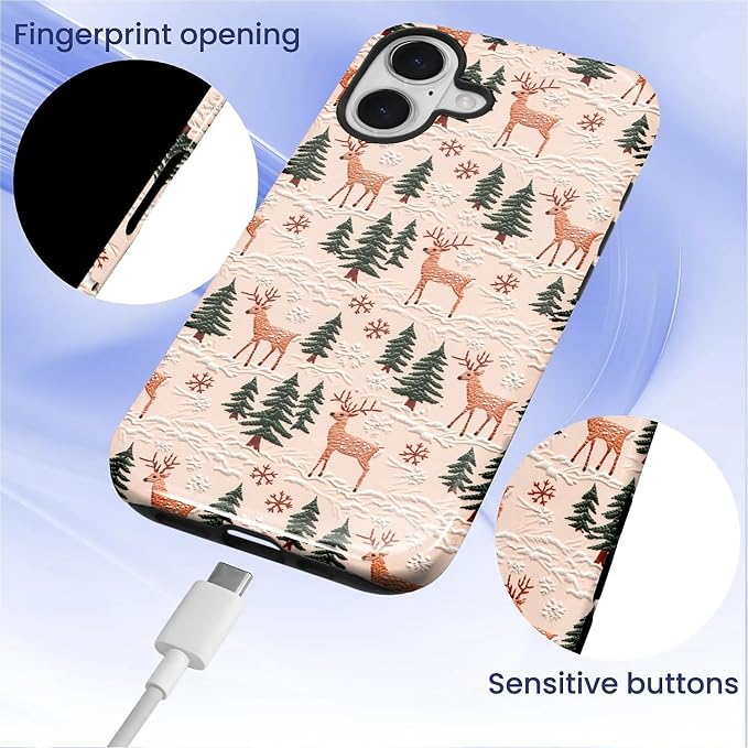 Case for iPhone 17, Scratch Resistant Hybrid Double Layer Hard - Image 7