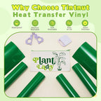 Tintnut Spring Green Heat Transfer Vinyl, easy cut & weed, stretch washable - Image 3
