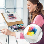 TecUnite 60 Sheets Watercolor Paper Pad Bulk Art White Cold Press Painting Paper - Image 4