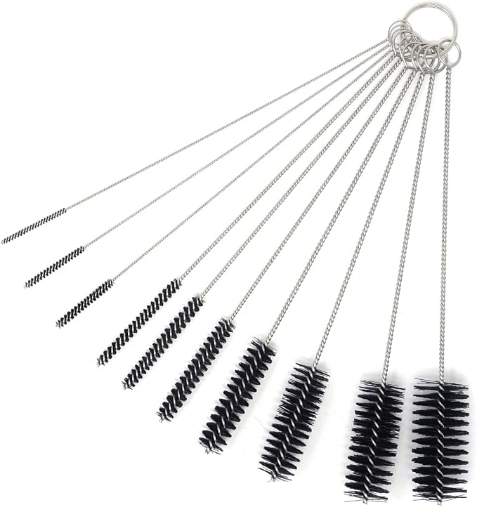 Honbay 10PCS 7.87Inch Nylon Tube Brush Set Cleaning Brush Set by Unknown