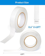 3 Rolls Double Sided Tape for Crafts, Scrapbooking, Photography, Paper Backing - Image 3