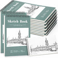 12 Pack Sketch Book, 9 x 12 Inch Sketchbook, 68lb/100gsm Top Spiral Bound by Prudiut