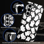 Case for Samsung Galaxy S23 Plus Case, Halloween Ghosts Bats Design Hybrid Dual - Image 5