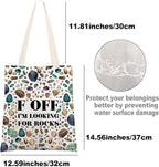 JNIAP Rock Collector Tote Bag Rock Lover Gift Geologist Gift F Off I'm Looking - Image 2