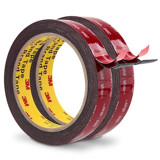 3M Double Sided Tape 0.75" x 15.4 Ft 2 Pack Heavy Duty 5925 Black | Mounting by 3MFullRangeProducts