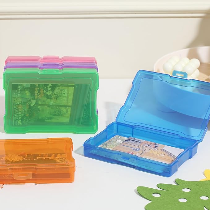 novelinks 6 Pcs 4"x6" Plastic Photo Storage Boxes - Image 4