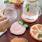 Allazone Punch Needle Coasters Kit, 6 Pattern Embroidery Punch Needle Kits - Image 9