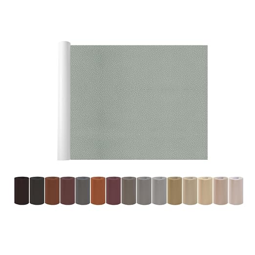 Leather Repair Patch Tape Kit Grey 17 x 61 Self Adhesive Leather Repair Patch by Cindy%27s+Tape