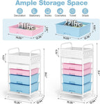 5 Drawer Rolling Storage Cart - Image 2