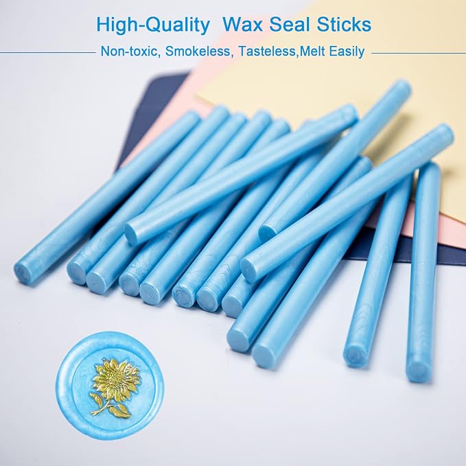 Wax Seal Stick, 15 Pieces Glue Gun Wax Seal Sticks - Image 2