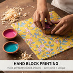E-Tailor®Hand-Block Printed Pre-Cut Cotton Fabric Ideal - Image 6