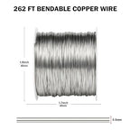Copper Jewelry Wire Craft 262FT 24 Gauge Metal Wire - Image 2