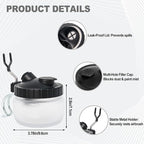 Podoy Airbrush Cleaning Kit, Glass Airbrush Cleaning Pot - Image 2