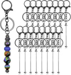 28 Pcs Beadable Keychain Bars by DNLEGULI