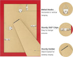 4x6 Picture Frame with Real Glass, Wooden cute 4 x 6 Photo Frame with Wavy Mat - Image 4