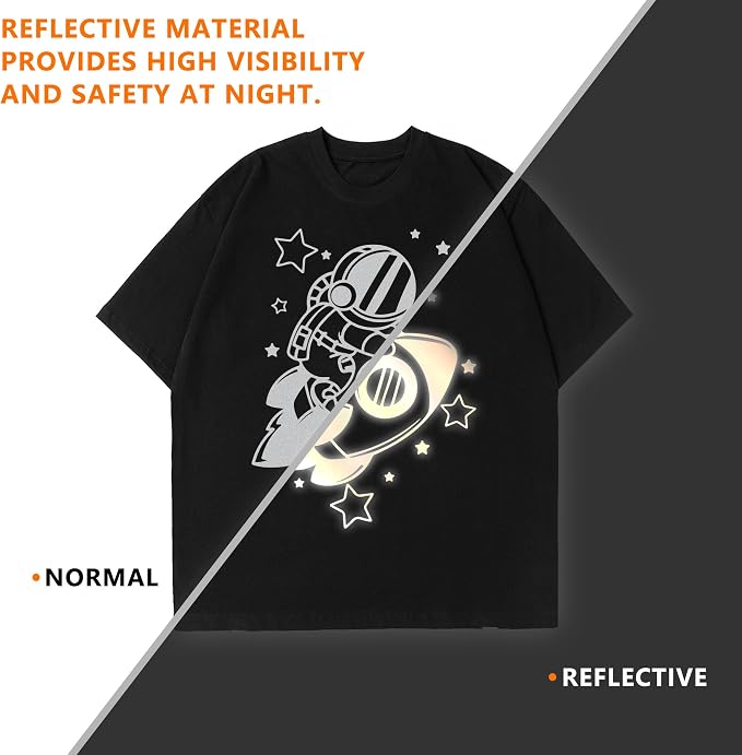 HTVVETUR Reflective Heat Transfer Vinyl Roll 12 Inch by 5 Feet Iron on DIY - Image 6