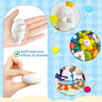 50 Pack White Air Dry Foam Clay, 1.3lb Moldable Soft Lightweight Clays - Image 3