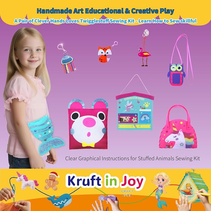Kruft in Joy My First Sewing Kit Fun Felt Craft - Image 7