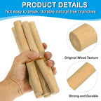 PATIKIL 8 Pcs / 30cm Wood Log Sticks, 0.6-1.2inch in Diameter Natural Driftwood - Image 3