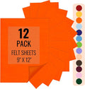 IONTACH 9" X 12" Felt Fabric Sheets 1.6mm Thick | Soft Felt by IONTACH