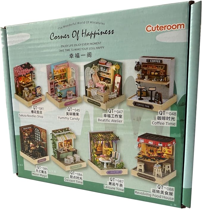 CUTEROOM DIY Doll House Miniature Furniture Wooden House Kit - Image 11