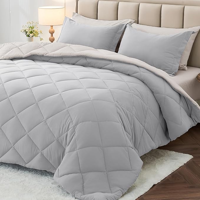 MUXHOMO 5 Pieces Twin XL Comforter Set, Reversible Bed in a Bag Twin XL Size by MUXHOMO