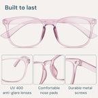 Gaoye Transparent Brown Blue Light Glasses - Image 6
