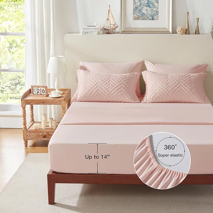Zzlpp King Comforter Set 7 Pieces, All Season Boho Bedding Sets - Image 6