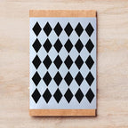 TIAMECH A4 Reusable Checkerboard Harlequin Stencil - Image 2