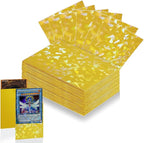100 Count Yellow Card Sleeves for Trading Cards, Perfect Fit Shiny MTG Card by Unknown