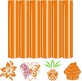Tintnut Carrot Curl Color Heat Transfer Vinyl, easy cut & weed, stretch washable by Tintnut