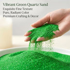 RAINFLOW 15 OZ Fine Green Sand for Crafts - Image 5