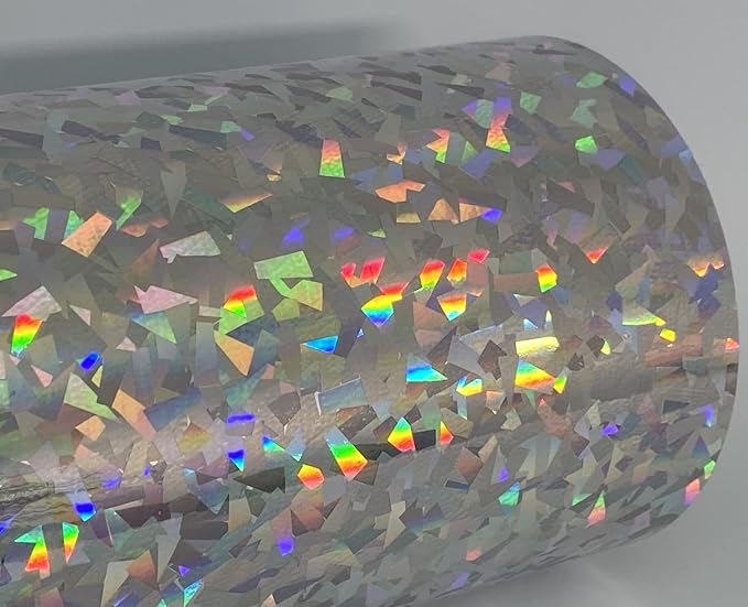 Holographic Crystal Sign Vinyl, HOLOCRYSTAL self-Adhesive Plastic by Paper+Street+Plastics