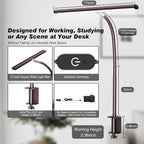 Airlonv LED Desk Lamp for Office Home, Eye-Caring Desk Light - Image 3
