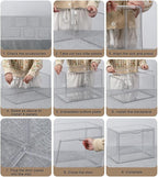 GUDEMAY Clear Stackable Plastic Storage Bins - Image 9