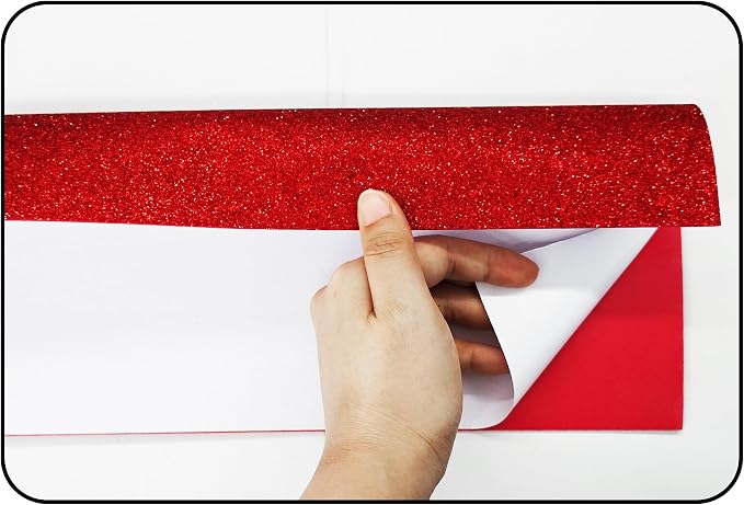 pson 10Pcs 7.8 x 11.8 Inch Shiny Self-Adhesive EVA Foam Sheets - Image 3