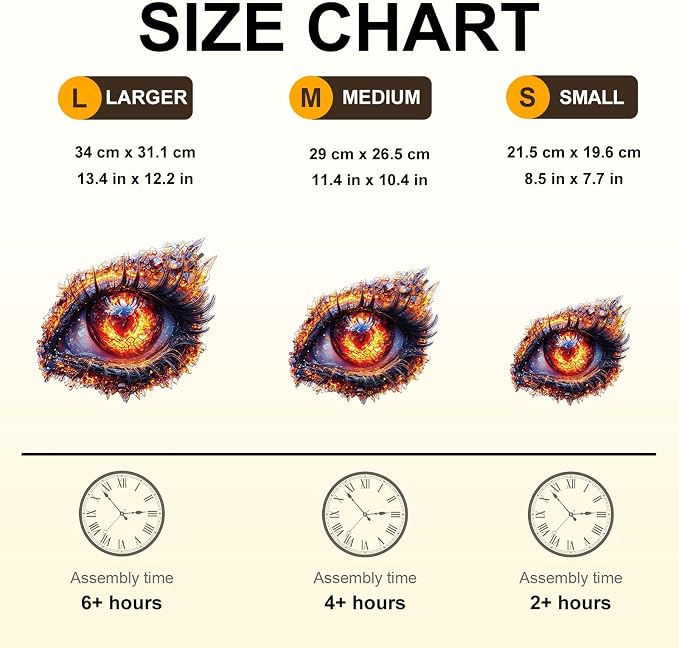 Ember Eye Puzzles Adults Gifts Wooden 220 Pieces 13.4 * 12.2in - Image 4